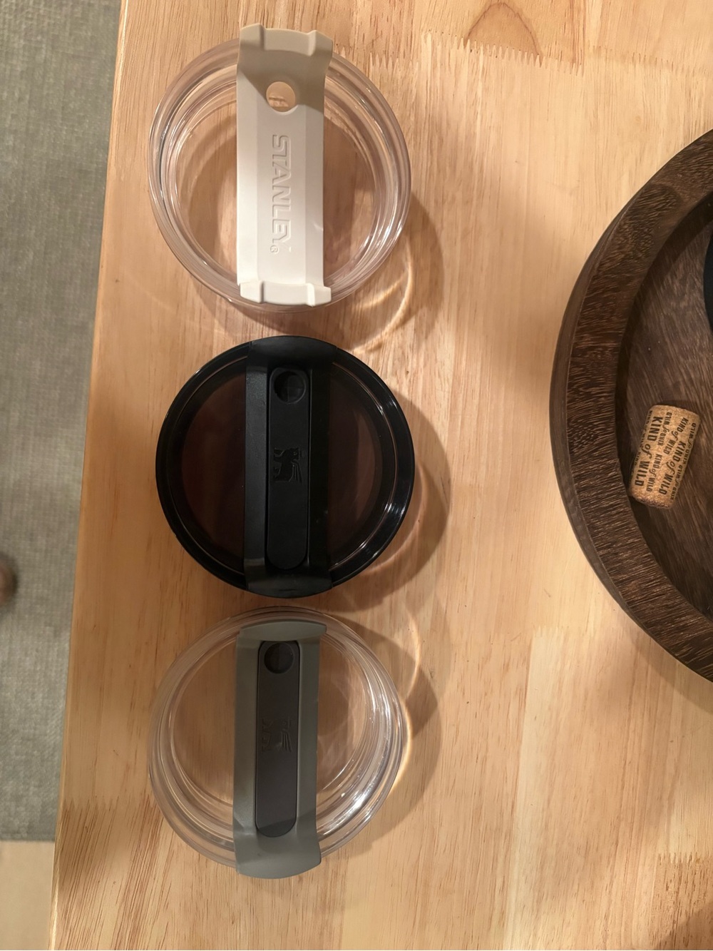 Stanley Clear and Black and Grey - Replacement 40 oz Tumbler Lids